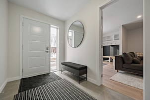 Interior entrance