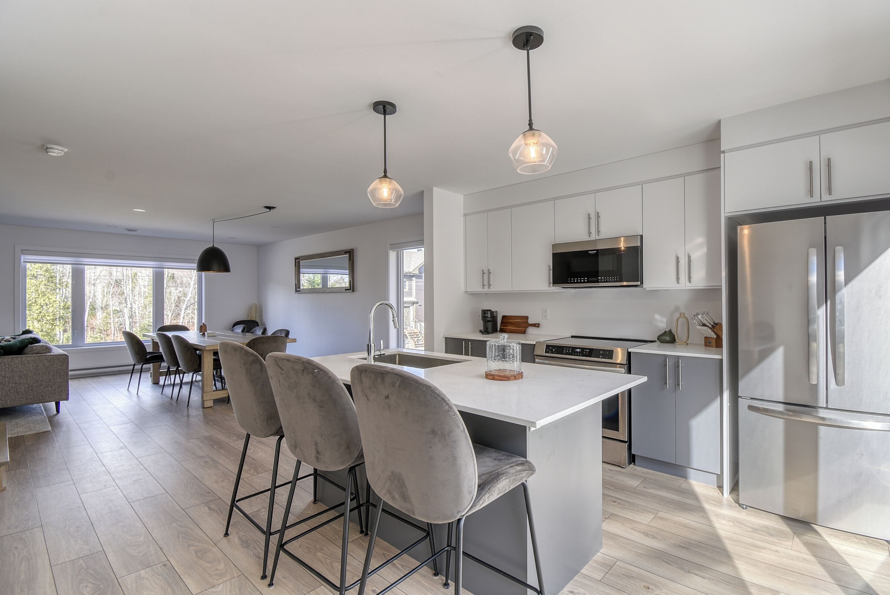 Townhouse – deluxe, terrasse, fjellutsikt | Eget kjøkken | Kjøleskap, mikrobølgeovn, ovn og kokeplater