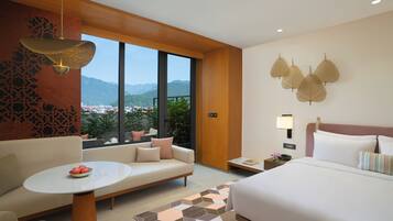 Camera, 1 letto king, vista collina | Biancheria in cotone egiziano, biancheria da letto di alta qualità