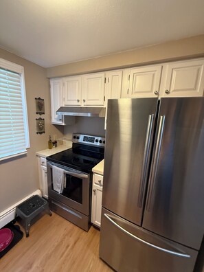 Microwave, oven, stovetop, dishwasher - Cozy 1-bedroom condo in welcoming Petoskey (Petoskey)