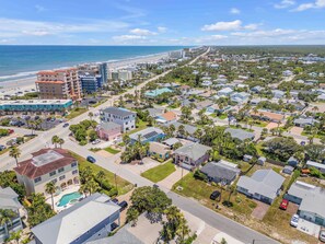 Exterior - Colorful NSB Beach Retreat • Stunning Deck Oasis (New Smyrna Beach)