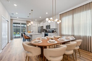 Dining - Last Minute Disney! Private Pool, Hot Tub, Game Room, Home Theatre & Themed Bedrooms. Book Now! #WC190 (Orlando)