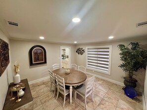 Dining - Cozy Retreat with Gazebo, Grills & Large Backyard • Near Airport & Mall (McAllen)