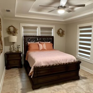Iron/ironing board, free WiFi, bed sheets - Cozy Retreat with Gazebo, Grills & Large Backyard • Near Airport & Mall (McAllen)