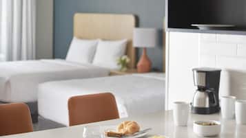 Microwave, coffee/tea maker