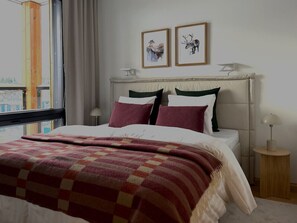 2 slaapkamers, een strijkplank/strijkijzer, wifi, beddengoed