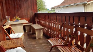 Maison mitoyenne, 5 chambres, non-fumeur, animaux de compagnie acceptés | Balcon