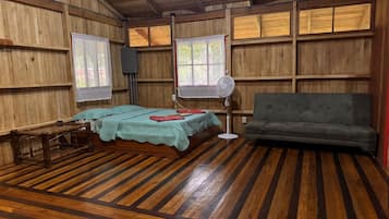 Family Chalet, Housekeeping, Park View | Desk, free WiFi