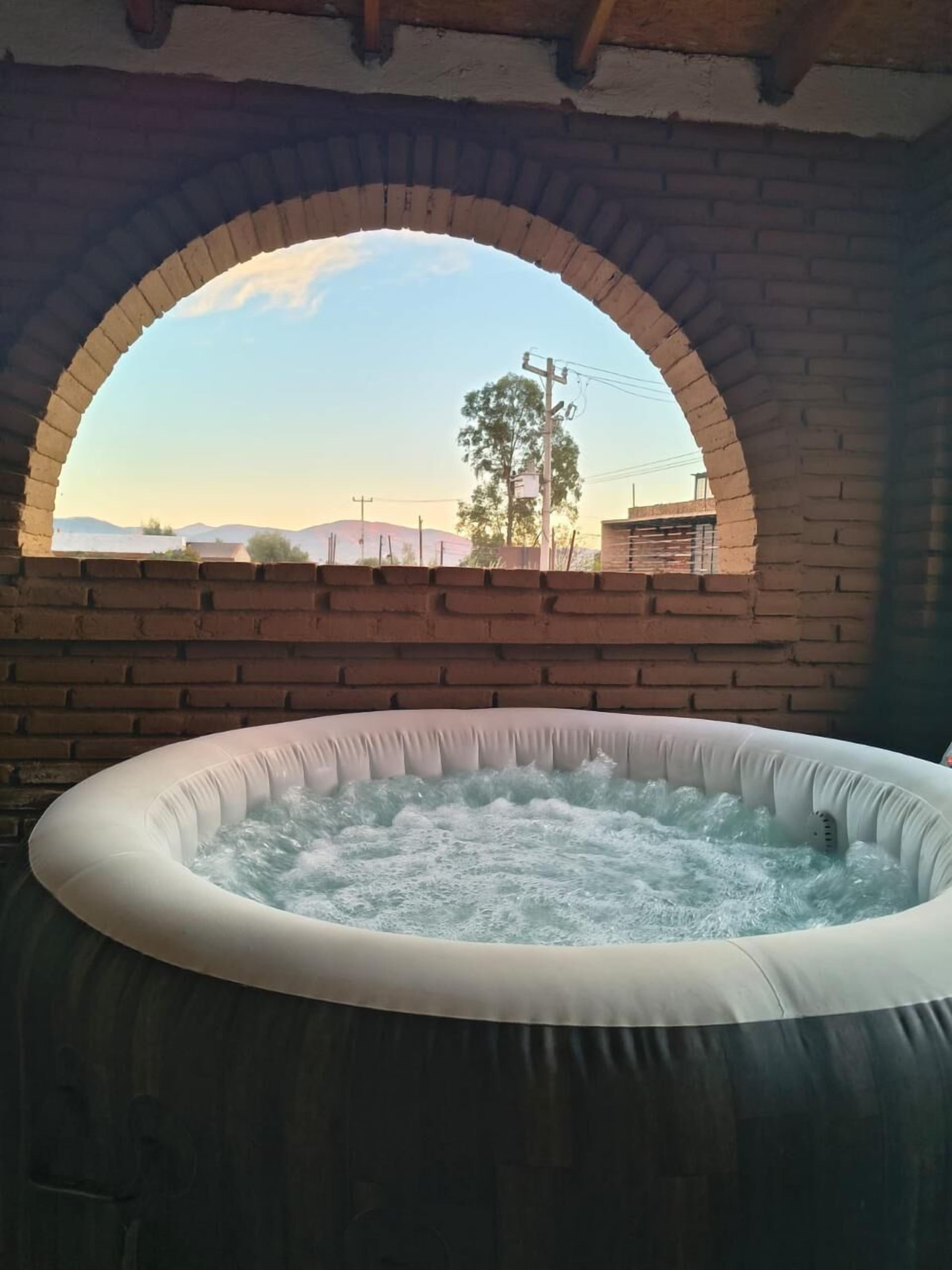 Private spa tub