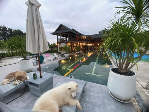 Elephant House and Pool Villas 1 bedroom, the nicest 25 meter pool and spa ever!