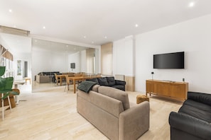 Apartment, 2 Bedrooms, Balcony | Living room - Atrhome- Penthouse Tritone (Rome)