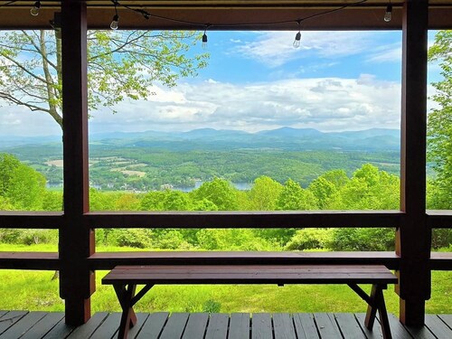 Stunning Views from the Fire Tower Cabin