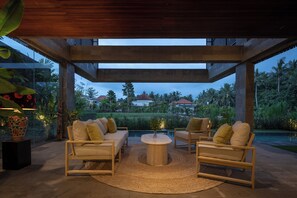 Terrace/patio - The Cube - Ubud Design 3BR Villa + Concierge Service (Ubud)