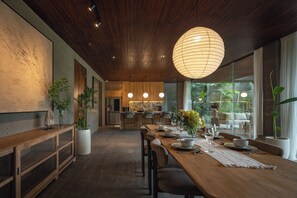 Dining - The Cube - Ubud Design 3BR Villa + Concierge Service (Ubud)