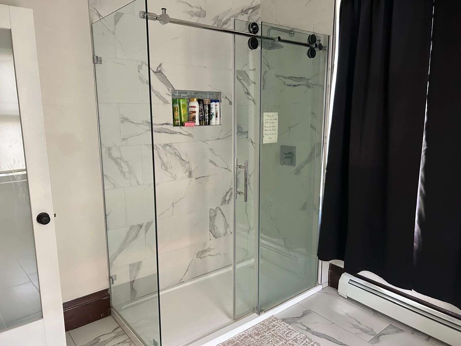 Towels, soap, shampoo, toilet paper