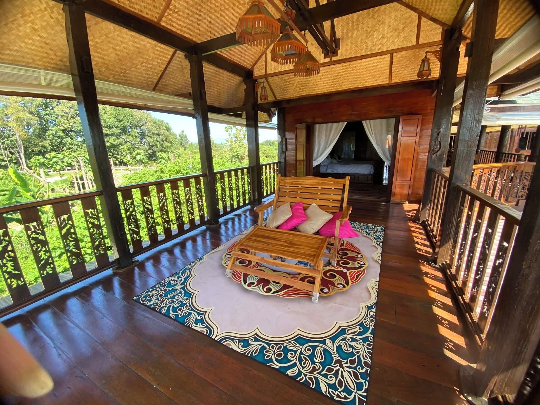 Àrea exterior de l'allotjament