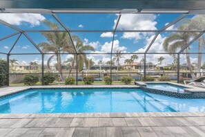 Pool - Tranquility Waterfront Villa Pool Dock (Punta Gorda)