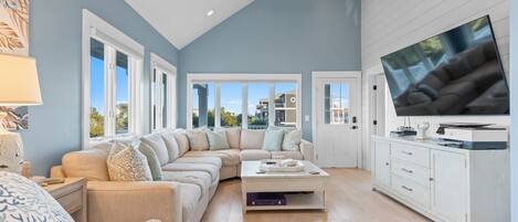 Televisión, videojuegos, estéreo y oficina