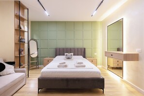 特色開放式客房, 陽台, 城市景觀 | 書桌、筆電工作空間、遮光布/窗簾、隔音