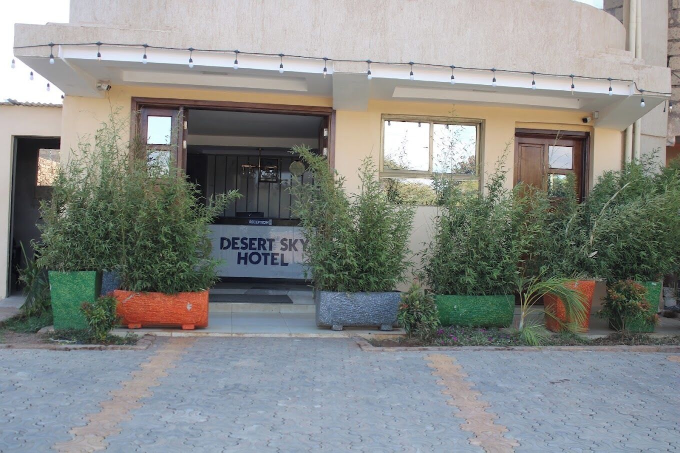 Fachada de la propiedad