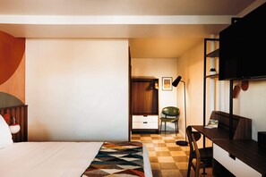 Een bureau, wifi, beddengoed, rolstoeltoegankelijk