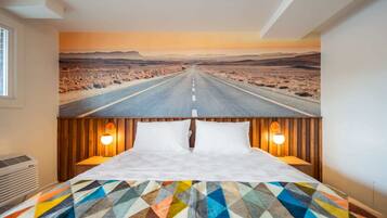 Escritorio, wifi y ropa de cama