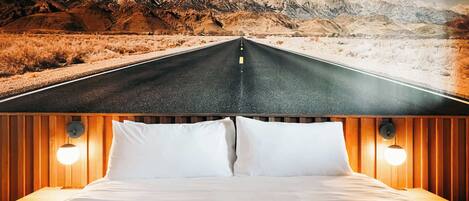 Escritorio, wifi y ropa de cama