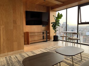 Interior - Comfortable, well-equipped studio apartment, centrally located with spectacular views and amenities (Ciudad de México)