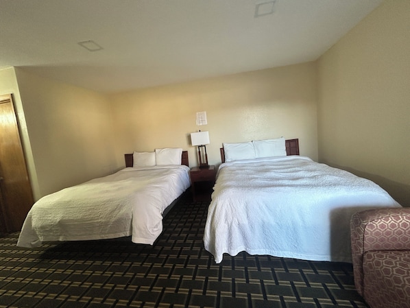 Room, 2 Queen Beds, Non Smoking | Desk, free WiFi, bed sheets