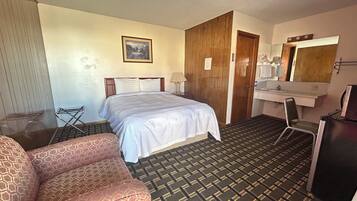 客房, 1 張特大雙人床, 非吸煙房 | 書桌、免費無線上網、床單