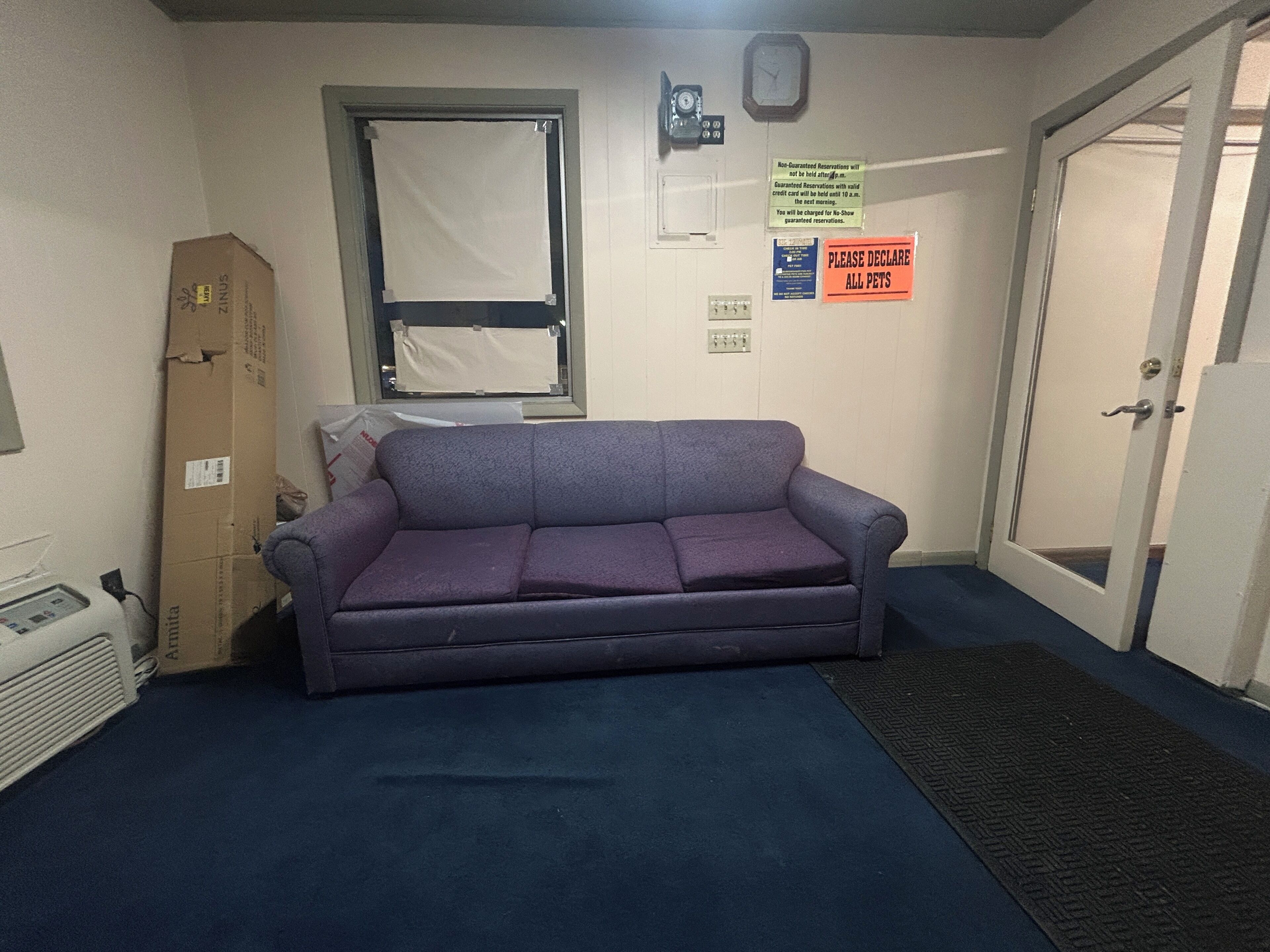 Lobby sitting area