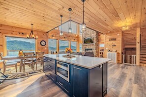 Interior - Cabin with Breathtaking Views, Hot Tub & Game Room (Sevierville)