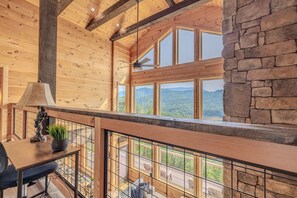 Interior - Cabin with Breathtaking Views, Hot Tub & Game Room (Sevierville)