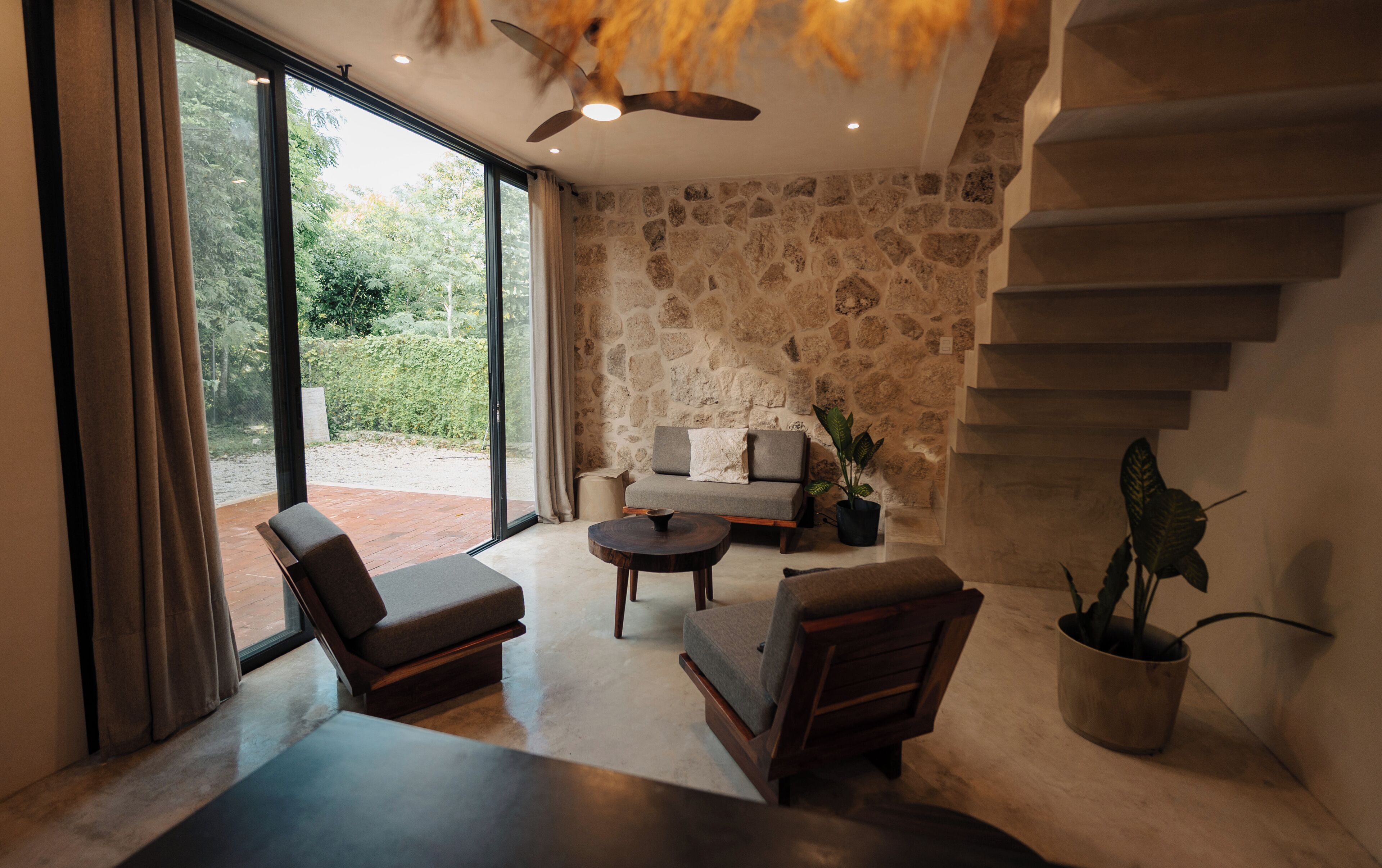 Luxury-Haus, Gartenblick | Wohnbereich