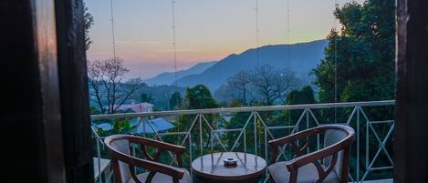 Deluxe Double or Twin Room, Mountain View | Balcony view