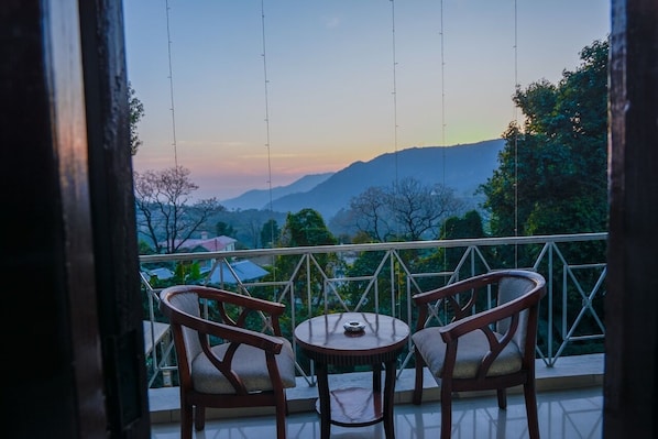 Deluxe Double or Twin Room, Mountain View | Balcony view