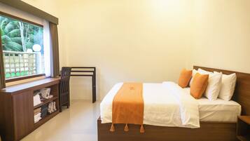 Premium bedding, memory-foam beds, iron/ironing board, cots/infant beds