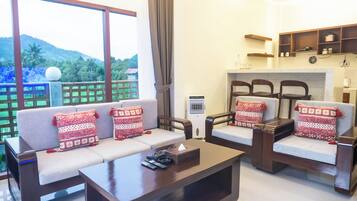 Premium Villa, 1 Bedroom | Living area | Video-game console, smart speakers