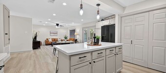 Modern 4BR Retreat w/ Private Backyard & BBQ