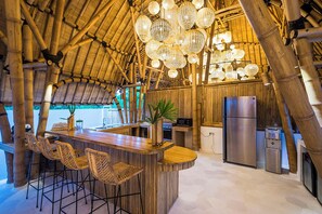 Deluxe Villa, 4 Bedrooms, Private Pool, Pool View | Private kitchen | Espresso maker, toaster, blender, freezer