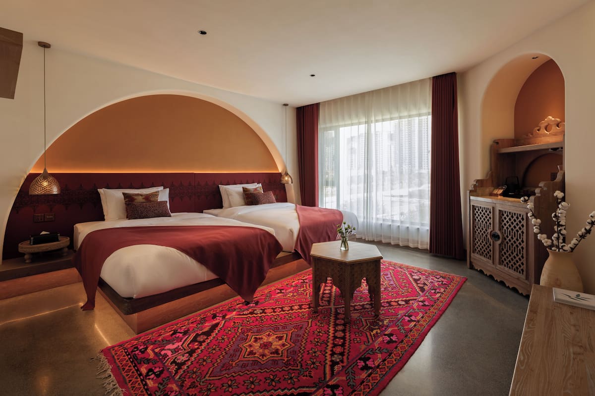 Free minibar, individually decorated, individually furnished