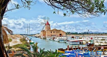 Cozy vacation home in the Saline Nature Park in Marsala