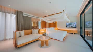 Standard Villa, 1 King Bed, Canal View | Individually decorated, individually furnished, free WiFi, bed sheets