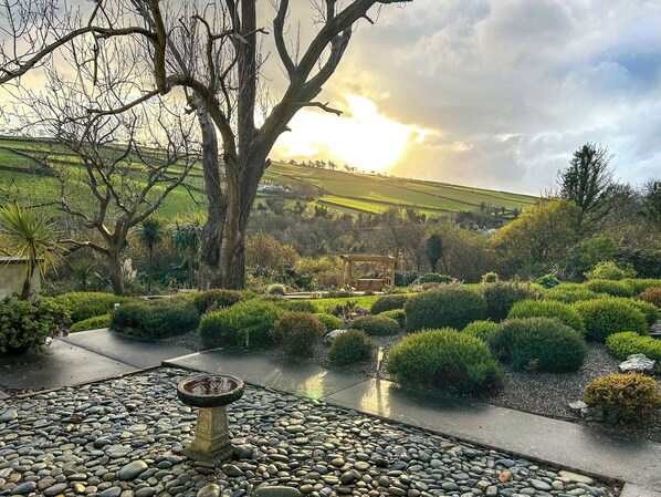 Property grounds - At Cedar Lodge Apartment (Glen Mona, Isle of Man)