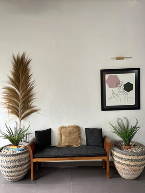 Villa, 2 Schlafzimmer, Raucher, eigener Pool | Wohnbereich