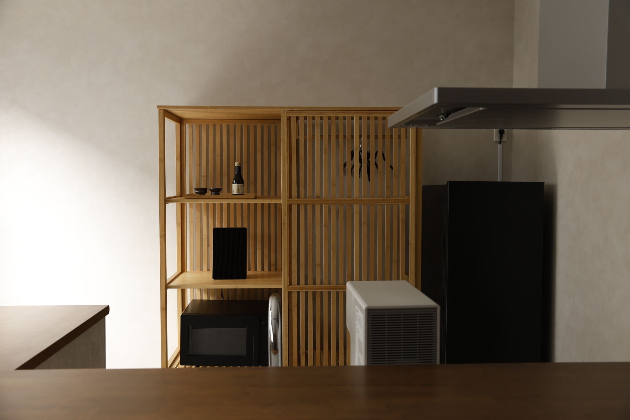 ツインルーム | 専用キッチン | 大型冷蔵庫、電子レンジ、コンロ、調理器具と食器