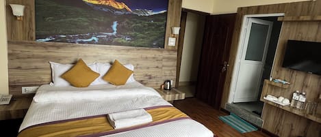 Deluxe-Doppelzimmer, Balkon, Bergblick