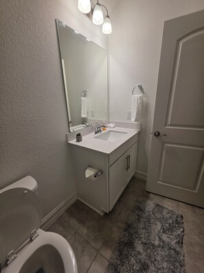 Handdoeken, zeep, toiletpapier