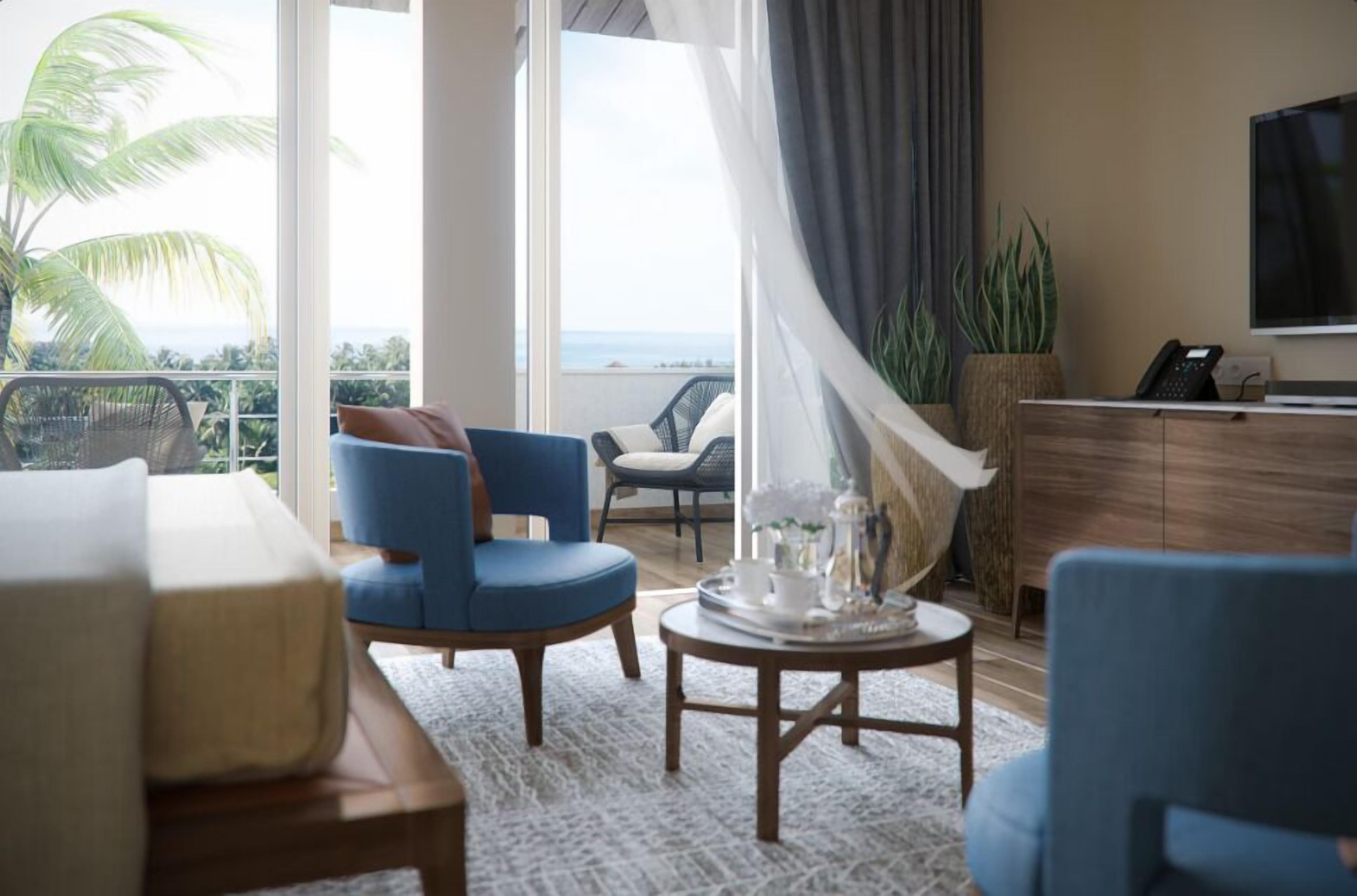 Suite familiar, vista al mar | Tabla de planchar con plancha y wifi gratis 