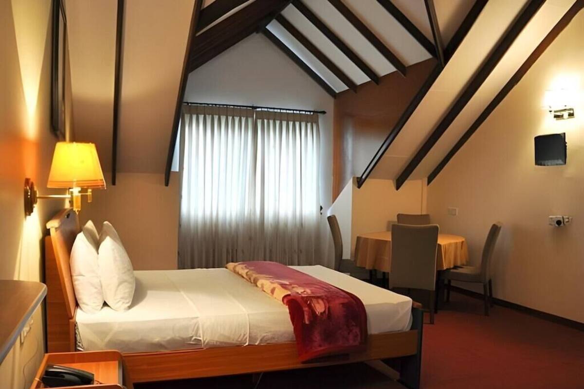 Habitación Deluxe con 1 cama doble o 2 individuales, vistas al jardín | Escritorio, tabla de planchar con plancha, wifi gratis